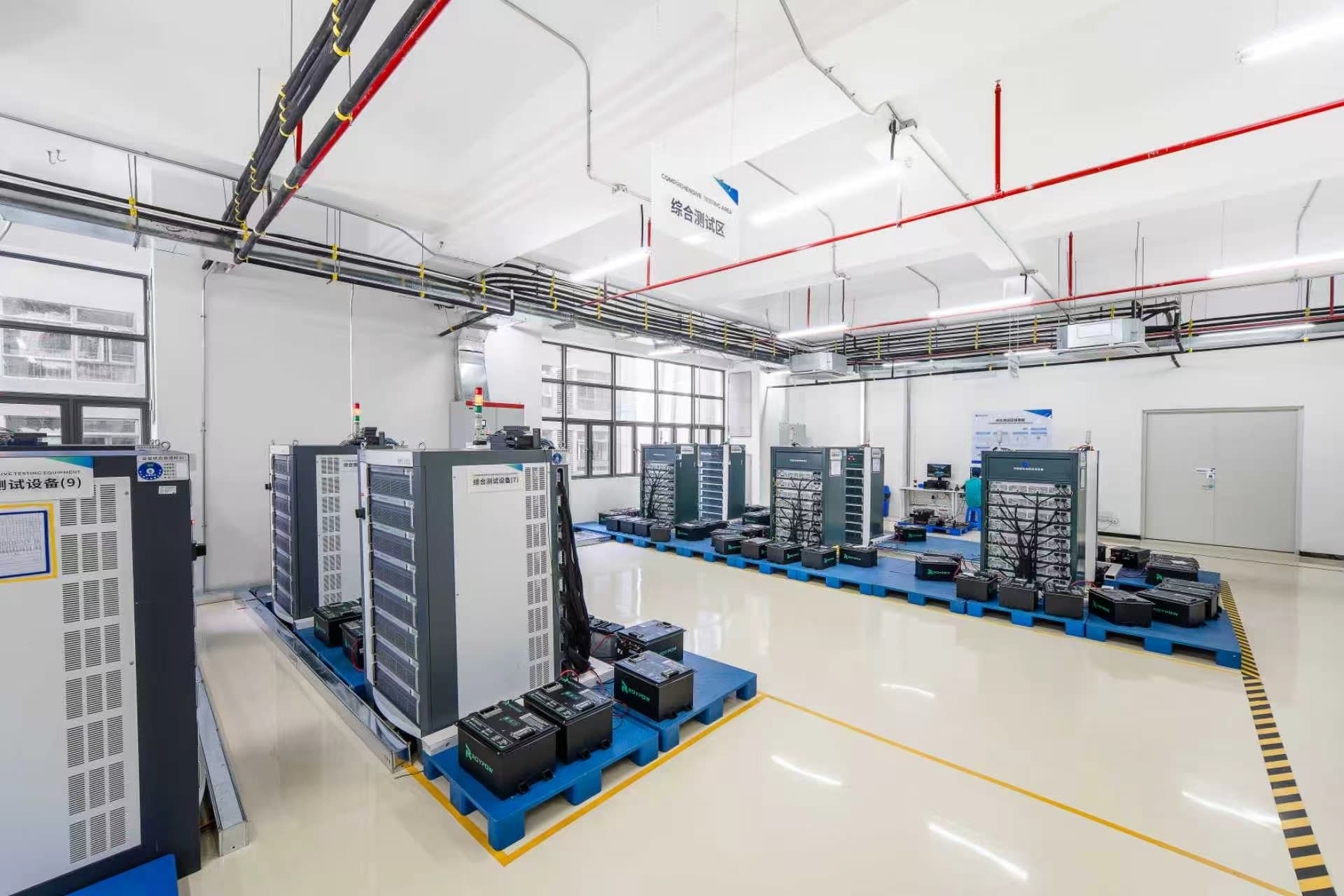 Electrical test equipment in a battery supply-network production environment